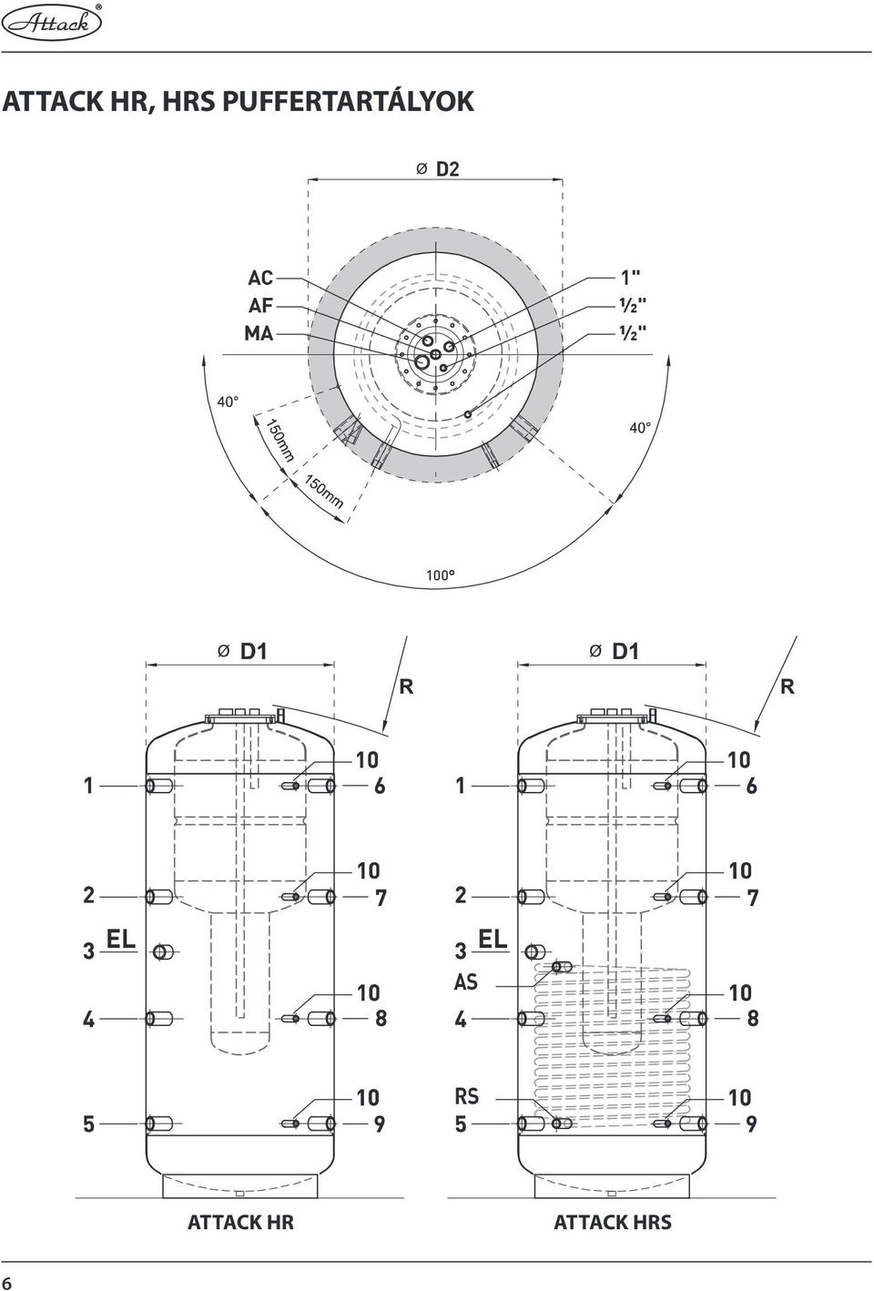 AC AF MA 1" ½" ½"