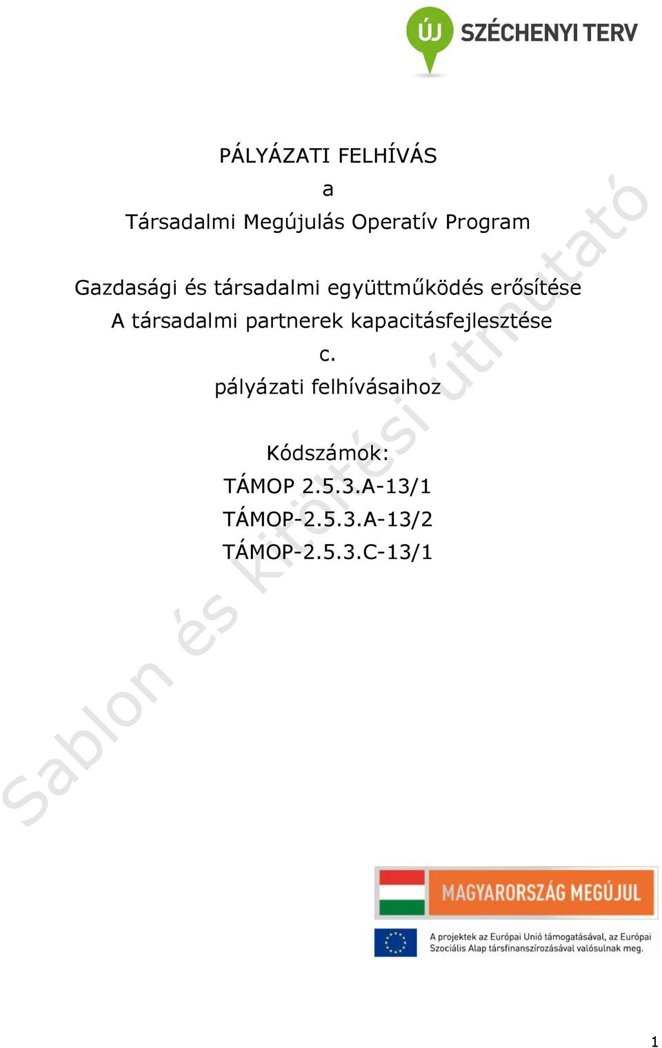 partnerek kapacitásfejlesztése c.