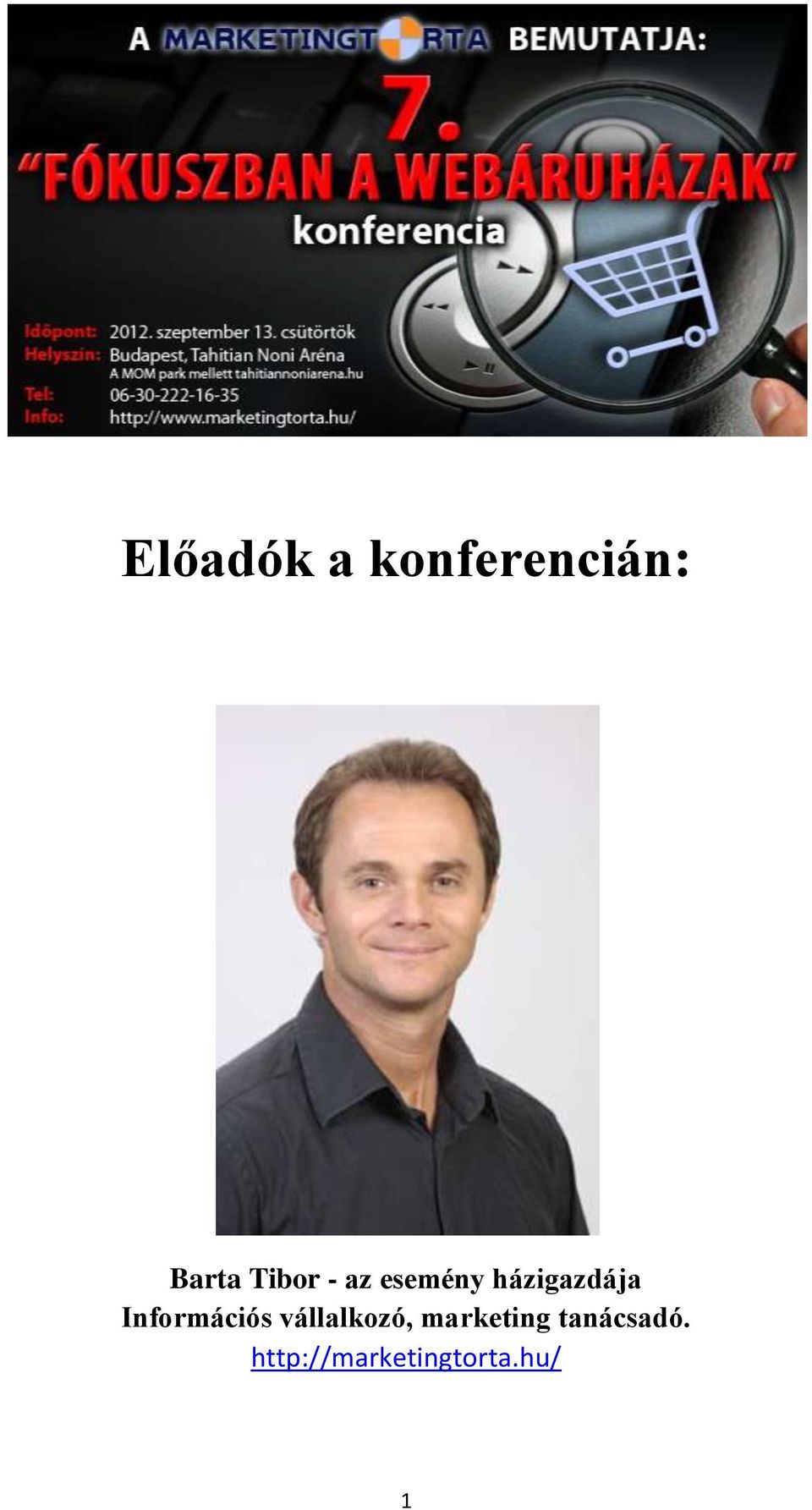 Információs vállalkozó, marketing