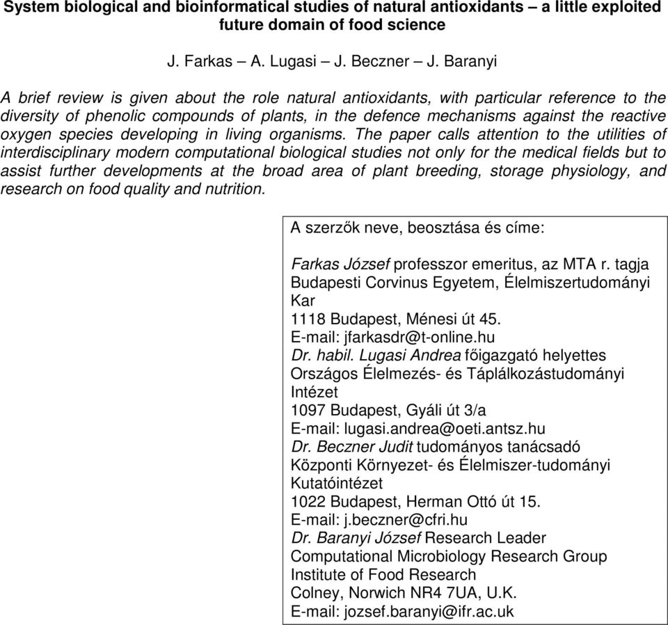 species developing in living organisms.