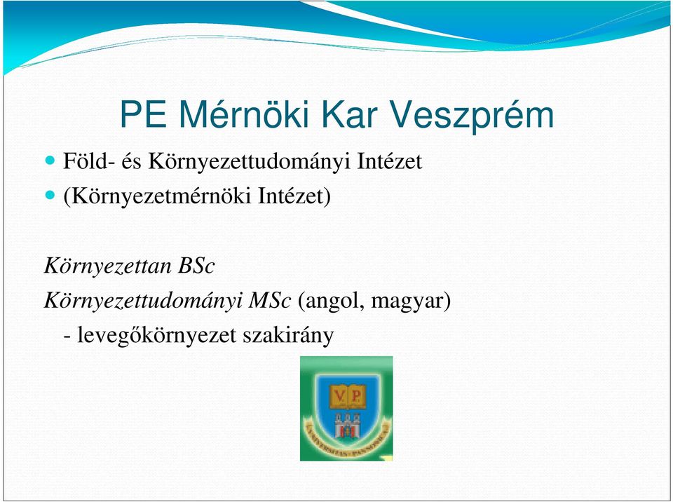 (Környezetmérnöki Intézet) Környezettan