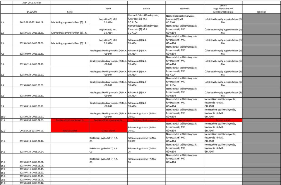 K Raktározás (7) N.A.. Készletgazdálkodás gyakorlat (7) M.K. Raktározás (7) N.A.. GD D07 Készletgazdálkodás gyakorlat (7) M.K. Raktározás (7) N.A.. GD D07 Készletgazdálkodás gyakorlat (7) M.K. Raktározás (6) N.