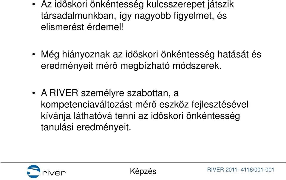 Még hiányoznak az időskori önkéntesség hatását és eredményeit mérő megbízható