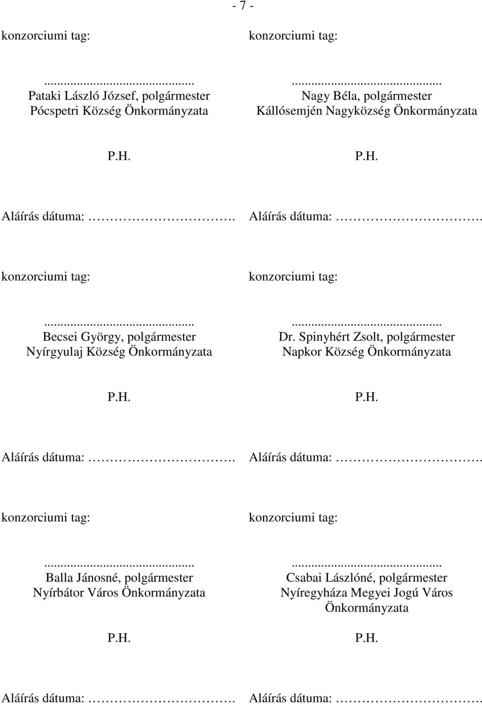 Község Dr.