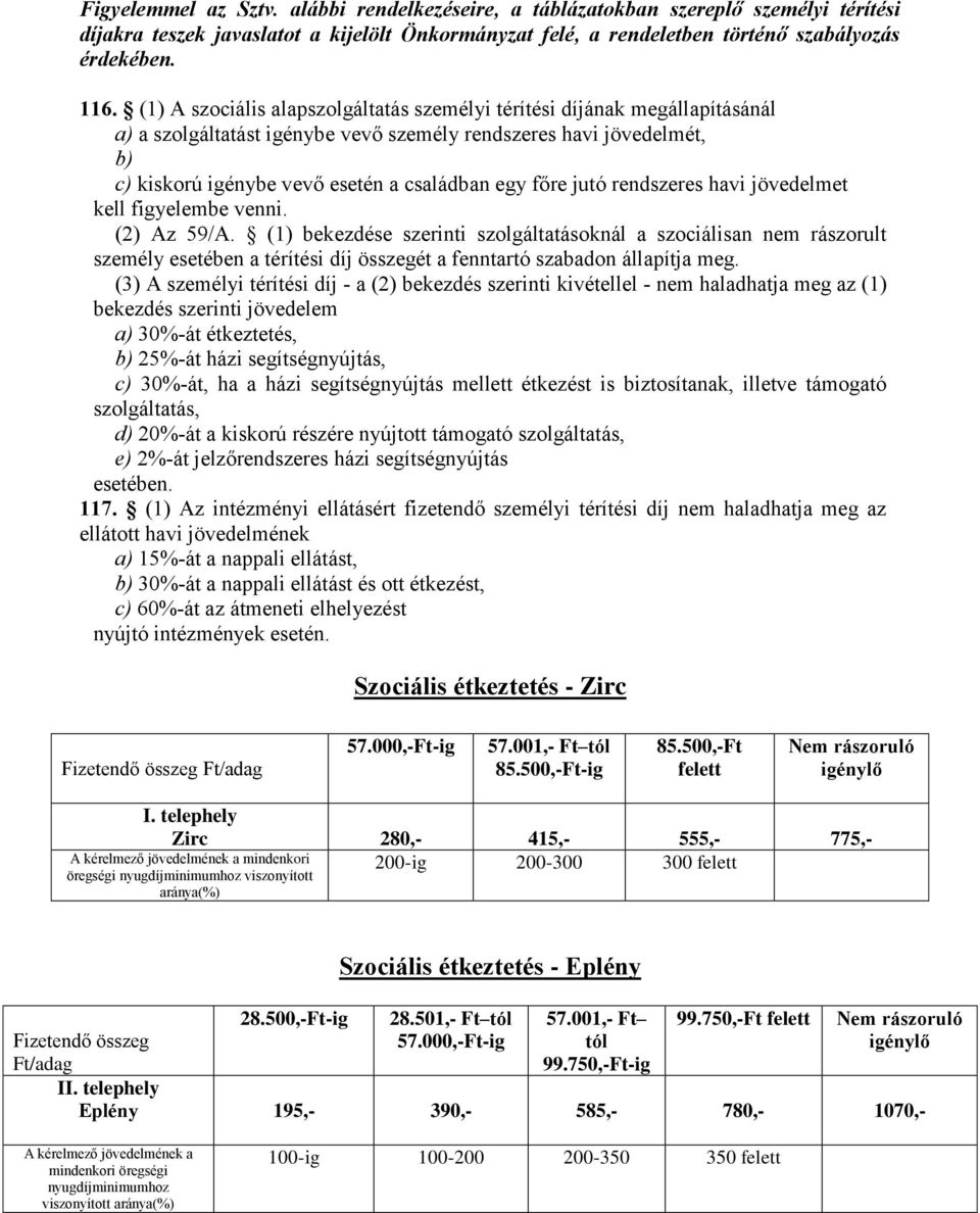 jutó rendszeres havi jövedelmet kell figyelembe venni. (2) Az 59/A.