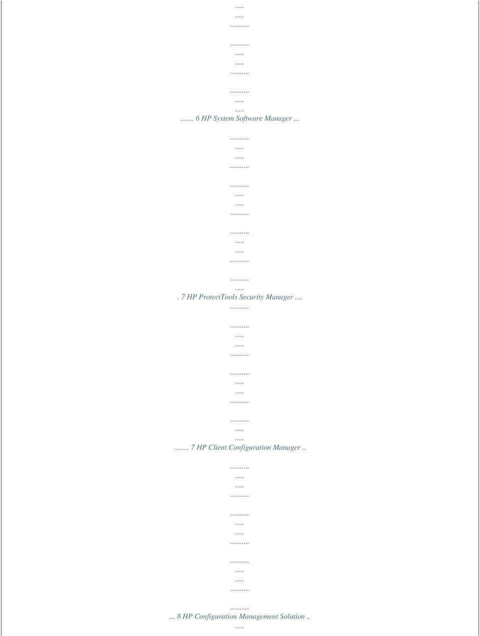 ..... 7 HP Client Configuration Manager.
