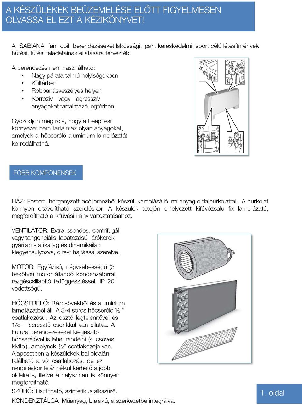 SABIANA !!!! CRC, CRSO, OCEAN, MAESTRO FAN COIL BERENDEZÉSEK !!!!  airtronics - PDF Ingyenes letöltés