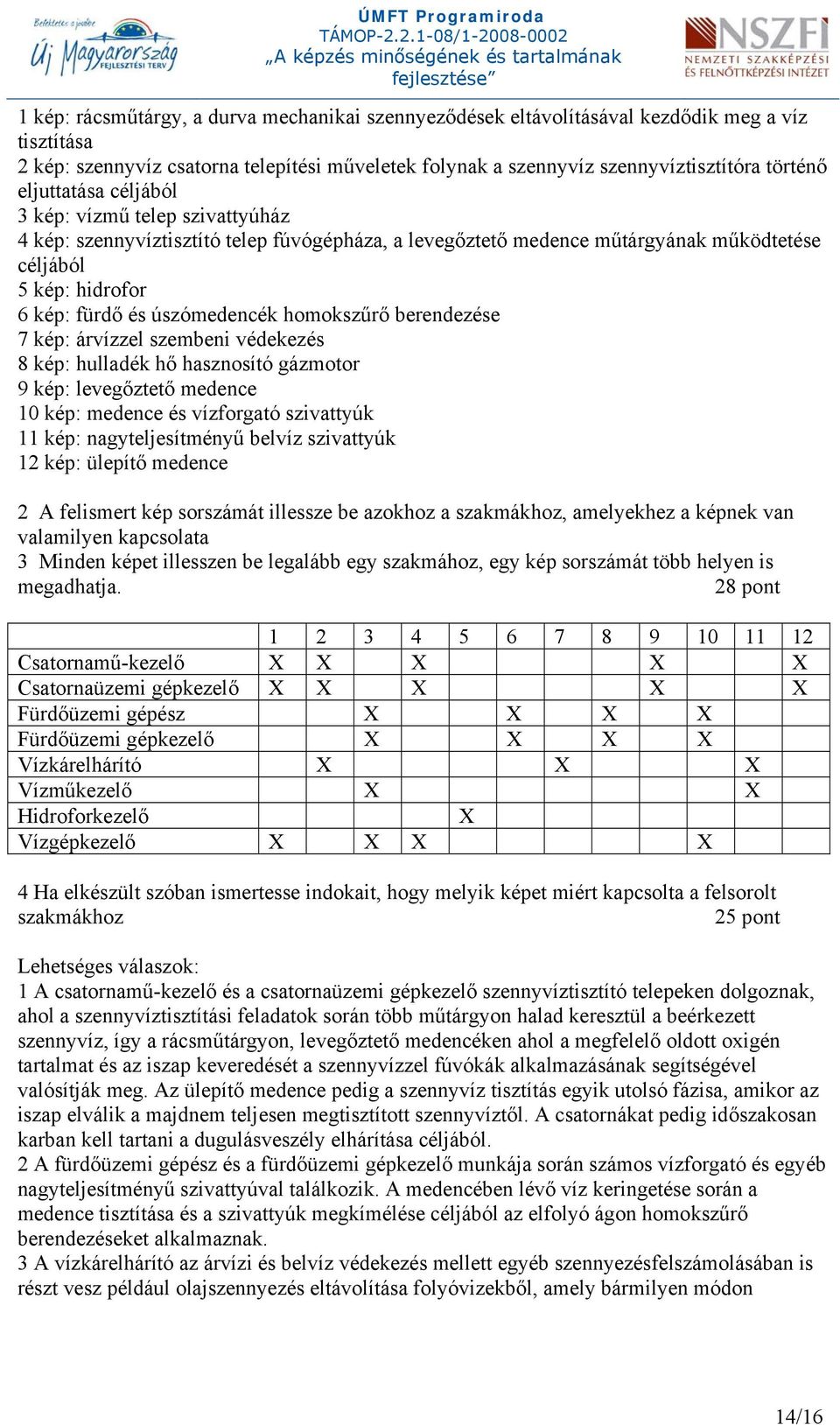 homokszűrő berendezése 7 kép: árvízzel szembeni védekezés 8 kép: hulladék hő hasznosító gázmotor 9 kép: levegőztető medence 10 kép: medence és vízforgató szivattyúk 11 kép: nagyteljesítményű belvíz