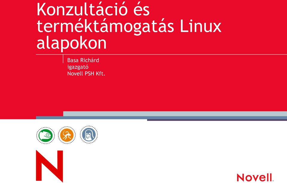 Linux alapokon Basa