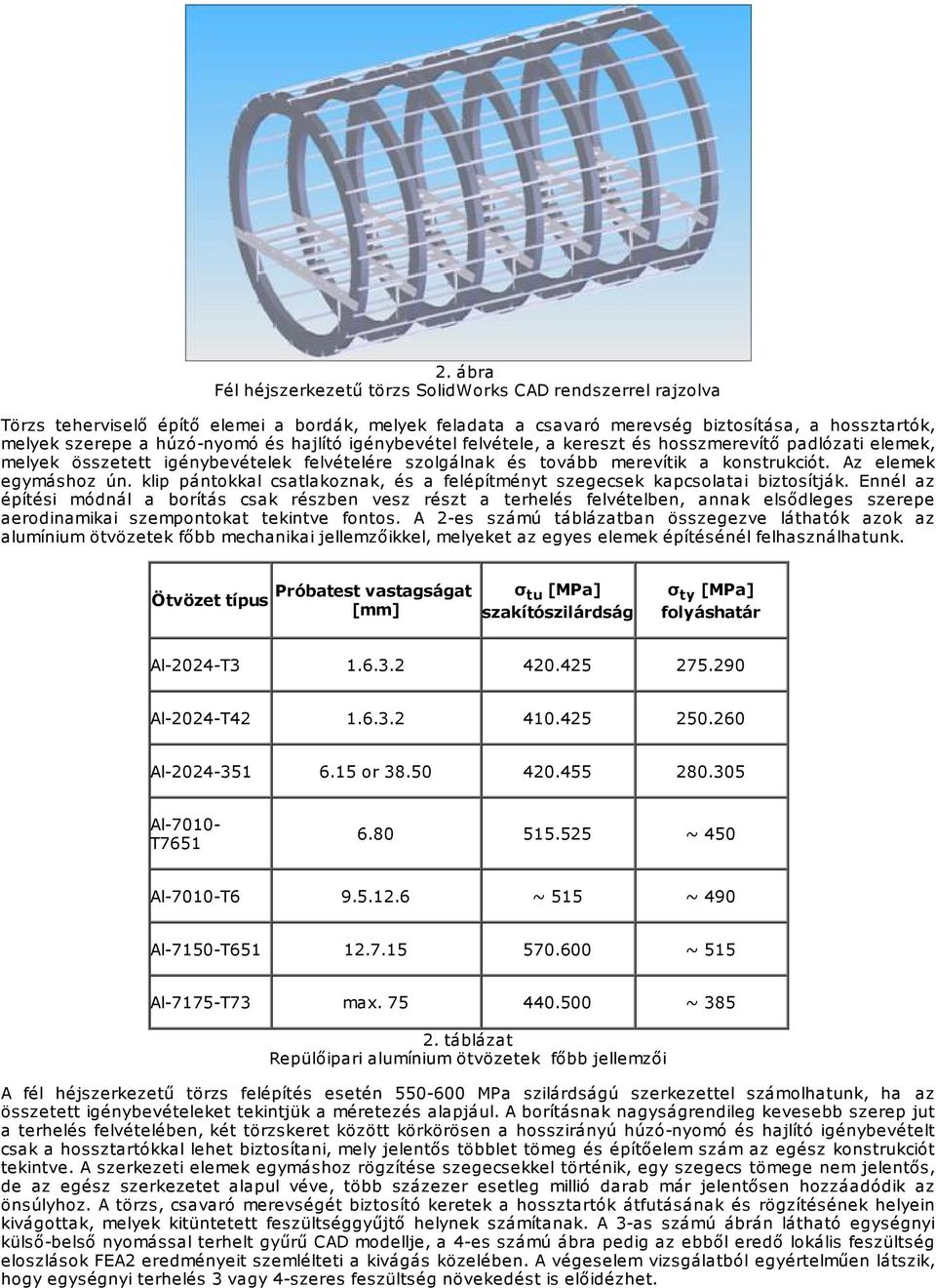 klip pántokkal csatlakoznak, és a felépítményt szegecsek kapcsolatai biztosítják.