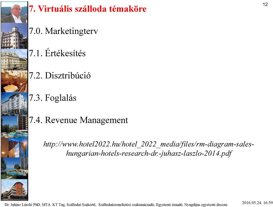 Revenue Management http://www.hotel2022.