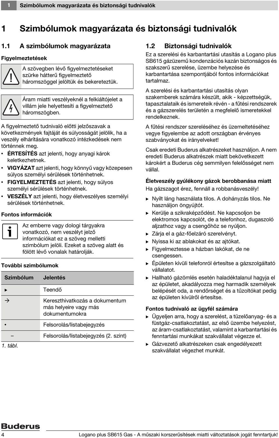 történnek meg. ÉRTESÍTÉS azt jelenti, hogy anyagi károk keletkezhetnek. VIGYÁZAT azt jelenti, hogy könnyű vagy közepesen súlyos személyi sérülések történhetnek.