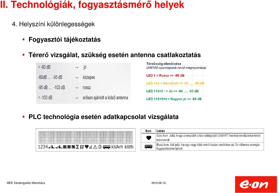 Fogyasztásmérő helyek kialakítása, smart mérési koncepció MEE Vándorgyűlés  2013 Mátraháza - PDF Free Download