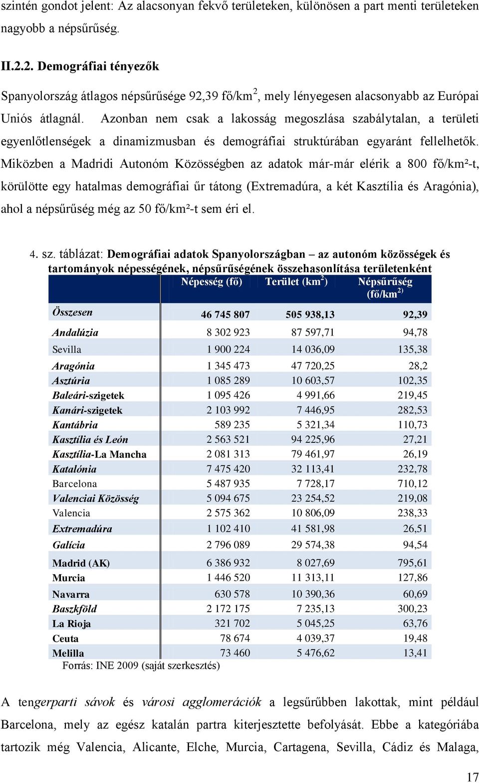 Azonban nem csak a lakosság megoszlása szabálytalan, a területi egyenlőtlenségek a dinamizmusban és demográfiai struktúrában egyaránt fellelhetők.