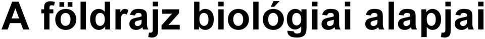 biológiai