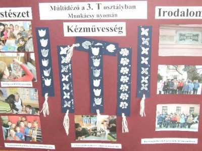 Nyomtatott képekkel, tánclépésekkel tarkították bemutatóikat. Viseleti szokásokat mutattak be. A projekt zárónapján táncmotívumokkal örvendeztették meg a kiállítás nézőközönségét.