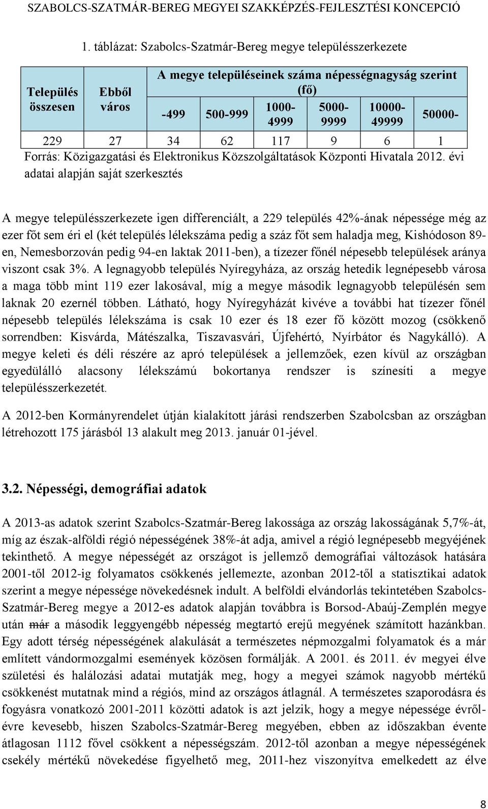 9 6 1 Forrás: Közigazgatási és Elektronikus Közszolgáltatások Központi Hivatala 2012.