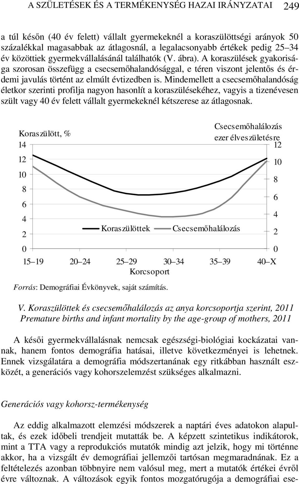 A koraszülések gyakorisága szorosan összefügg a csecsemőhalandósággal, e téren viszont jelentős és érdemi javulás történt az elmúlt évtizedben is.