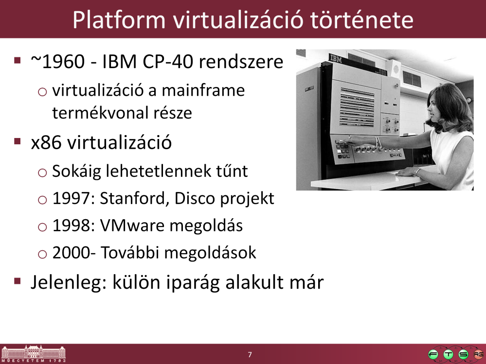 Kép forrása: IBM Mainframes reference room http://www-03.ibm.com/ibm/history/exhibits/mainframe/mainframe_room.