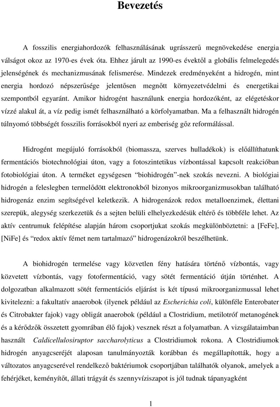 Mindezek eredményeként a hidrogén, mint energia hordozó népszerősége jelentısen megnıtt környezetvédelmi és energetikai szempontból egyaránt.