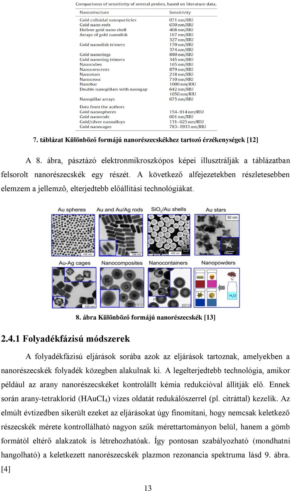 1 Folyadékfázisú módszerek A folyadékfázisú eljárások sorába azok az eljárások tartoznak, amelyekben a nanorészecskék folyadék közegben alakulnak ki.
