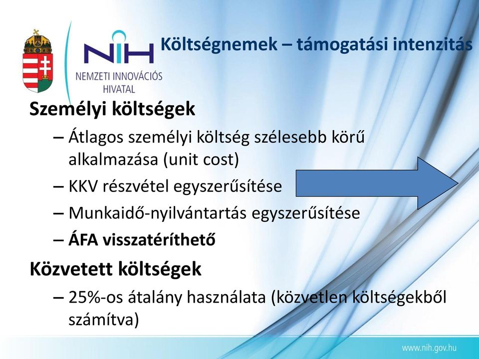 egyszerűsítése Munkaidő-nyilvántartás egyszerűsítése ÁFA