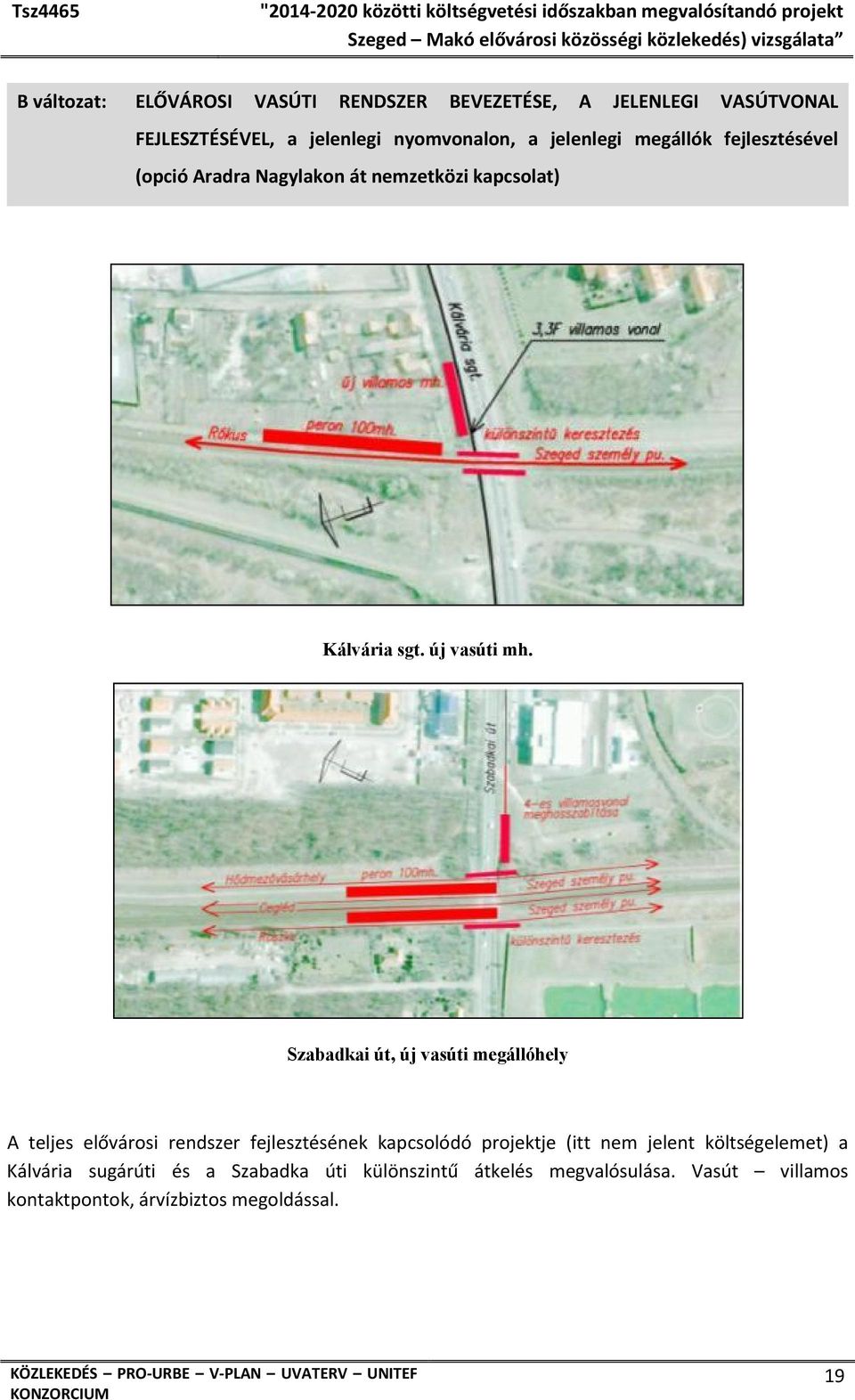 Szabadkai út, új vasúti megállóhely A teljes elővárosi rendszer fejlesztésének kapcsolódó projektje (itt nem jelent