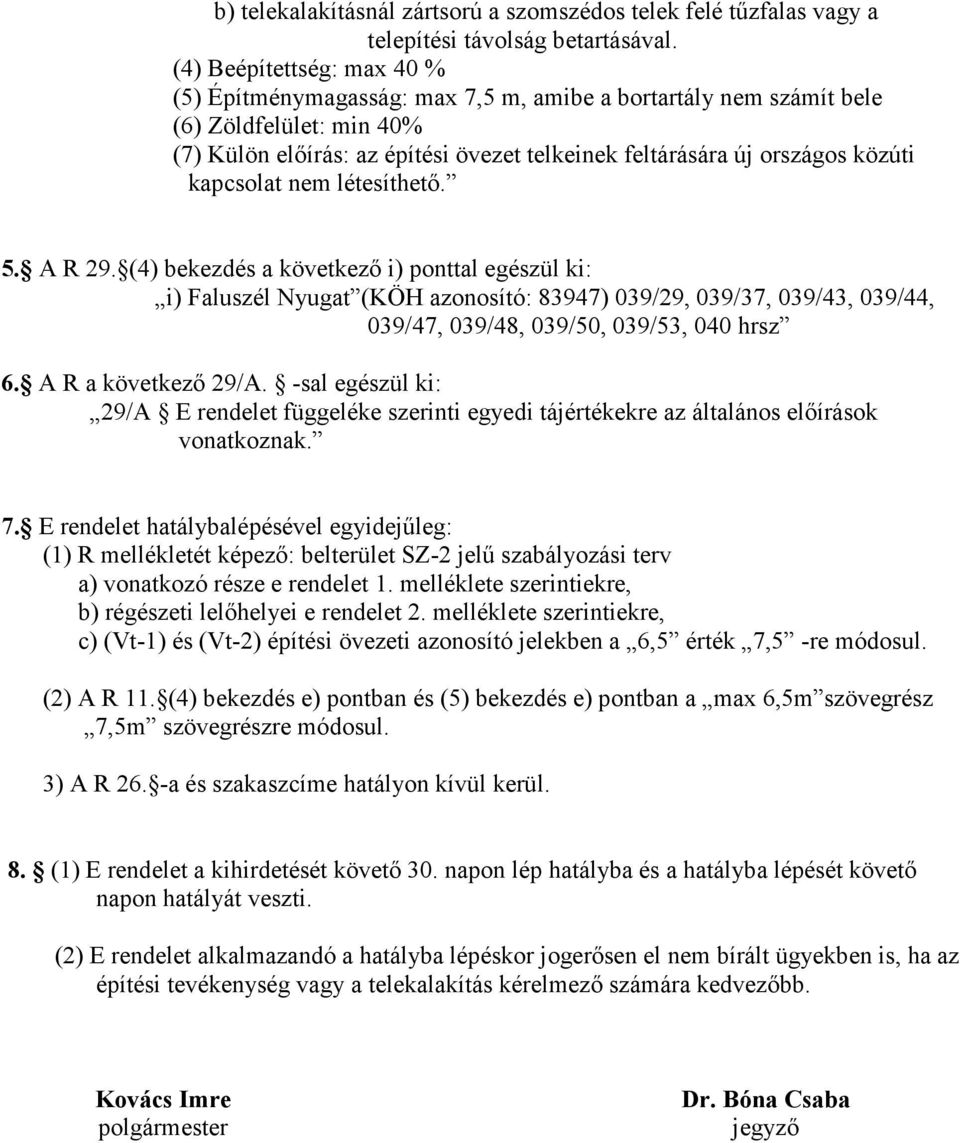 kapcsolat nem létesíthető. 5. A R 29.