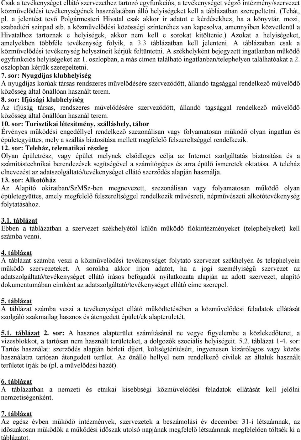 a közművelődési közösségi színteréhez van kapcsolva, amennyiben közvetlenül a Hivatalhoz tartoznak e helyiségek, akkor nem kell e sorokat kitöltenie.