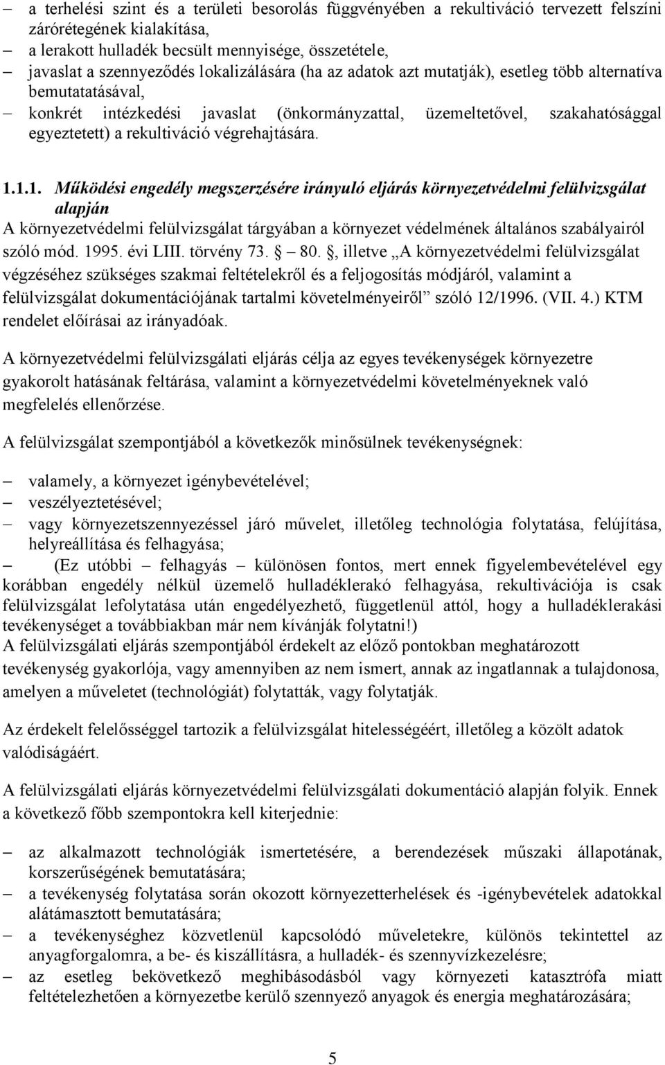 végrehajtására. 1.