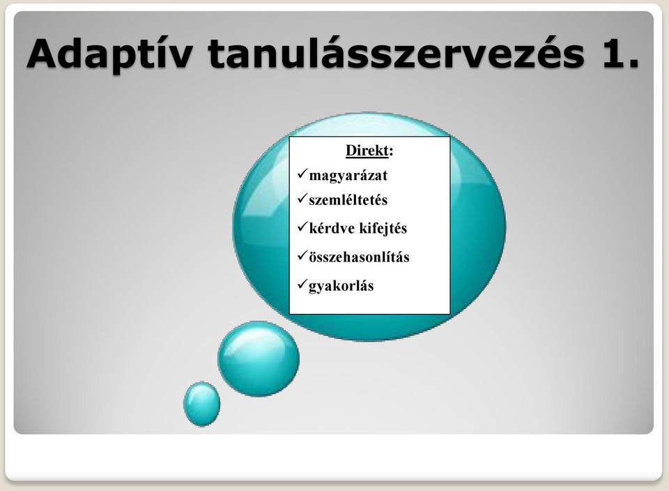 szemléltetés kérdve