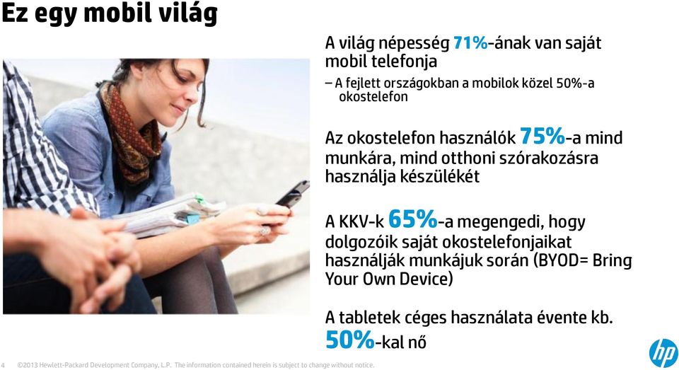 szórakozásra használja készülékét A KKV-k 65%-a megengedi, hogy dolgozóik saját okostelefonjaikat