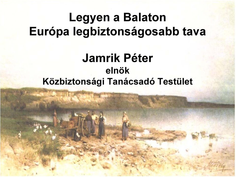 Jamrik Péter elnök