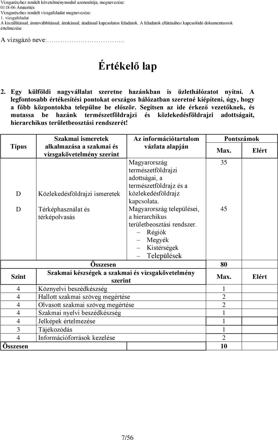 Segítsen az ide érkező vezetőknek, és mutassa be hazánk természetföldrajzi és közlekedésföldrajzi adottságait, hierarchikus területbeosztási rendszerét!