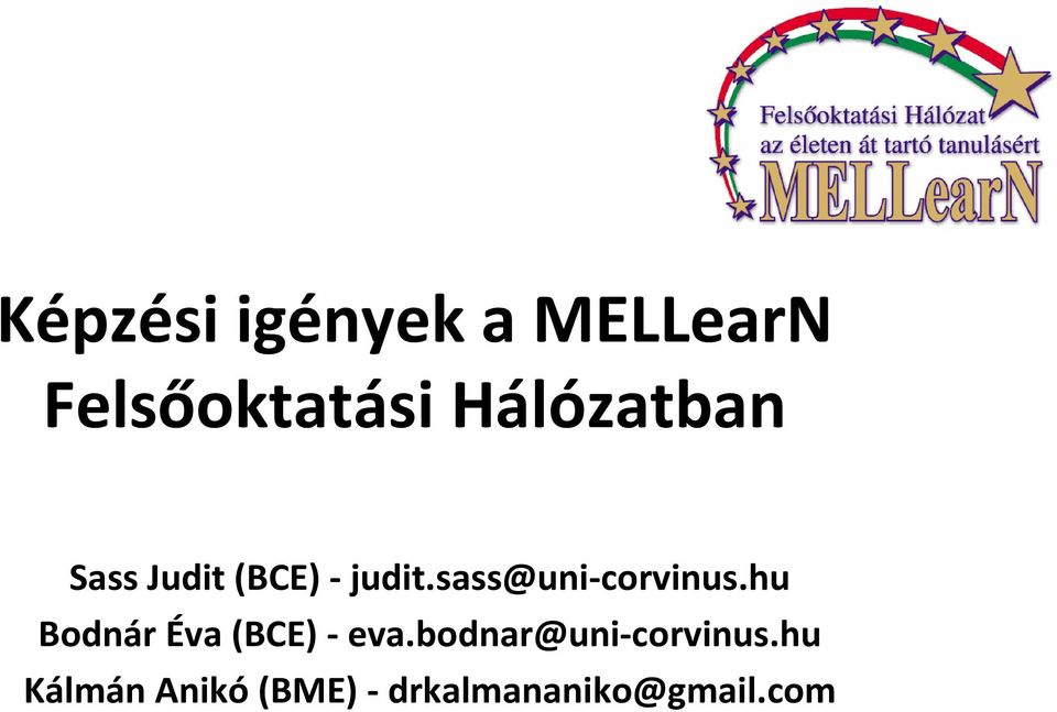 sass@uni-corvinus.hu Bodnár Éva (BCE) - eva.