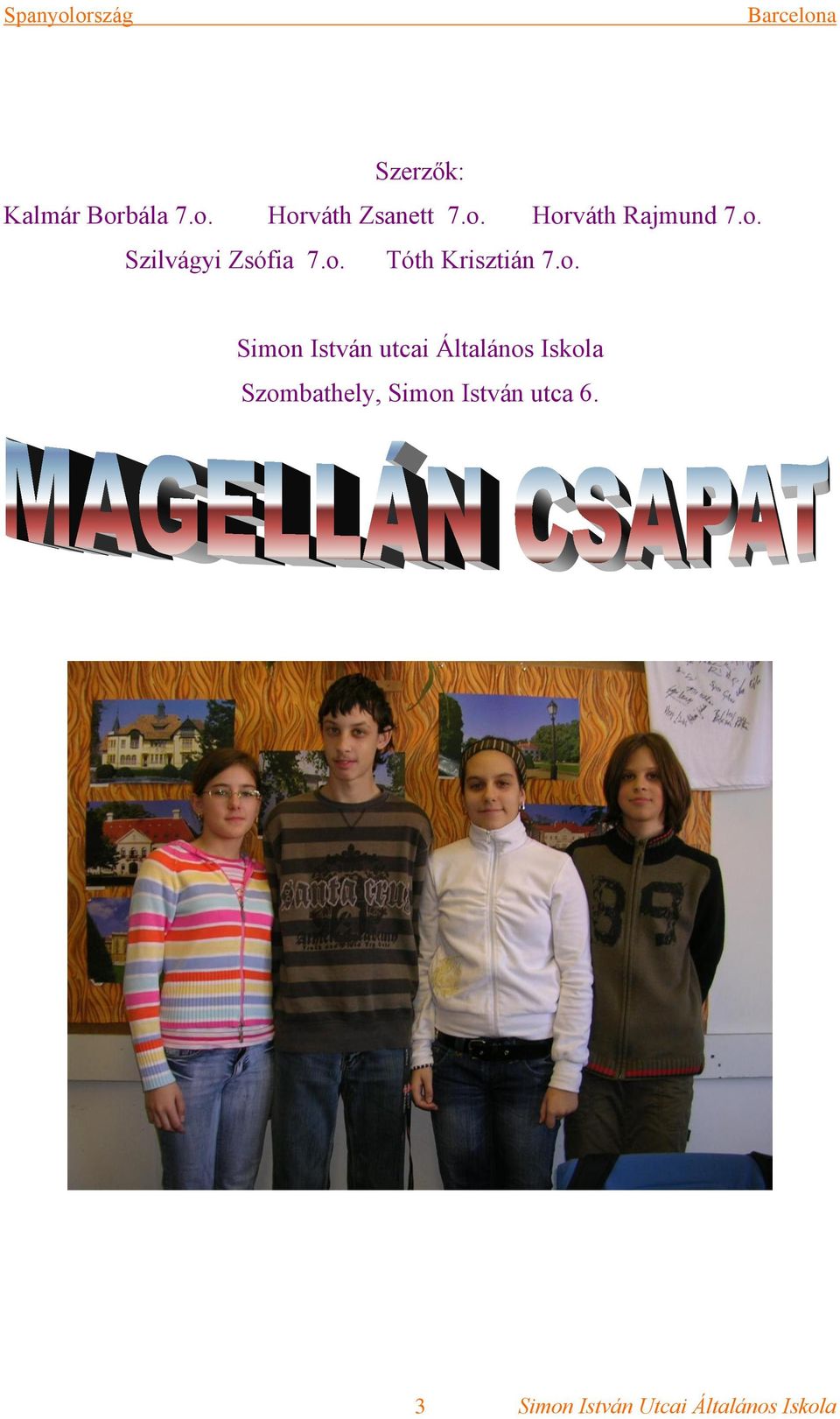 o. Simon István utcai Általános Iskola