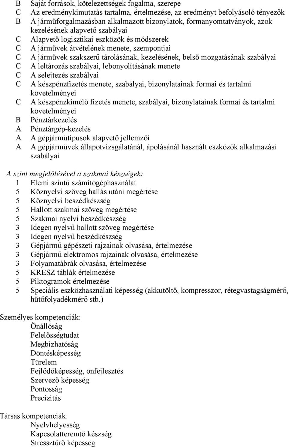 mozgatásának szabályai A leltározás szabályai, lebonyolításának menete A selejtezés szabályai A készpénzfizetés menete, szabályai, bizonylatainak formai és tartalmi követelményei A készpénzkímélő