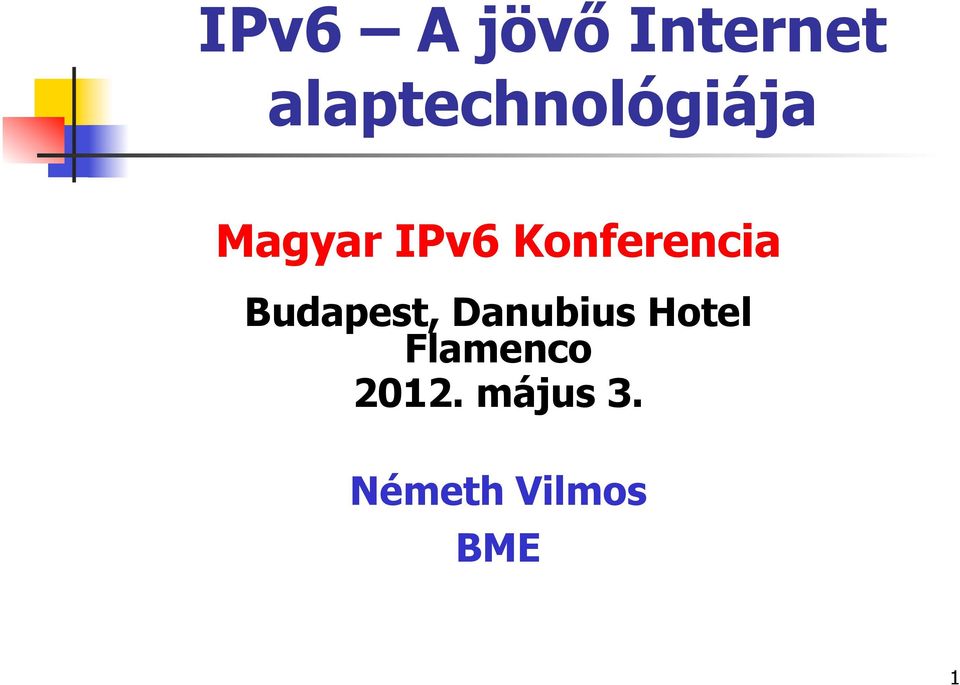 Konferencia Budapest, Danubius