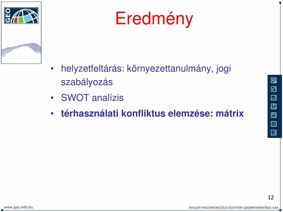 szabályozás SWOT analízis