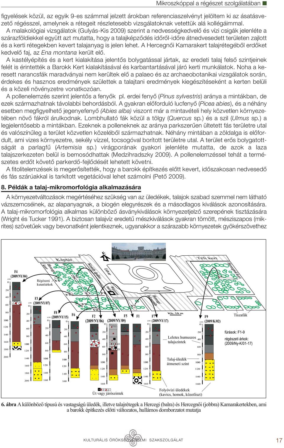 A malakológiai vizsgálatok (Gulyás-Kis 2009) szerint a nedvességkedvelő és vízi csigák jelenléte a szárazföldiekkel együtt azt mutatta, hogy a talajképződés időről-időre átnedvesedett területen
