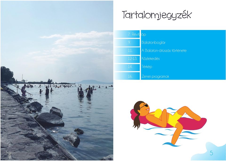 A Balaton-átúszás története