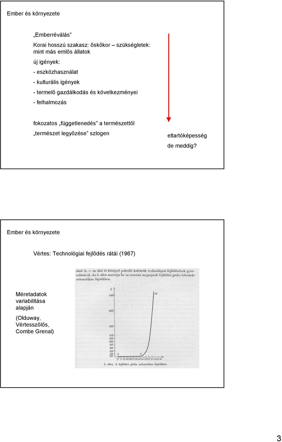 fokozatos függetlenedés a természettől természet legyőzése szlogen eltartóképesség de meddig?