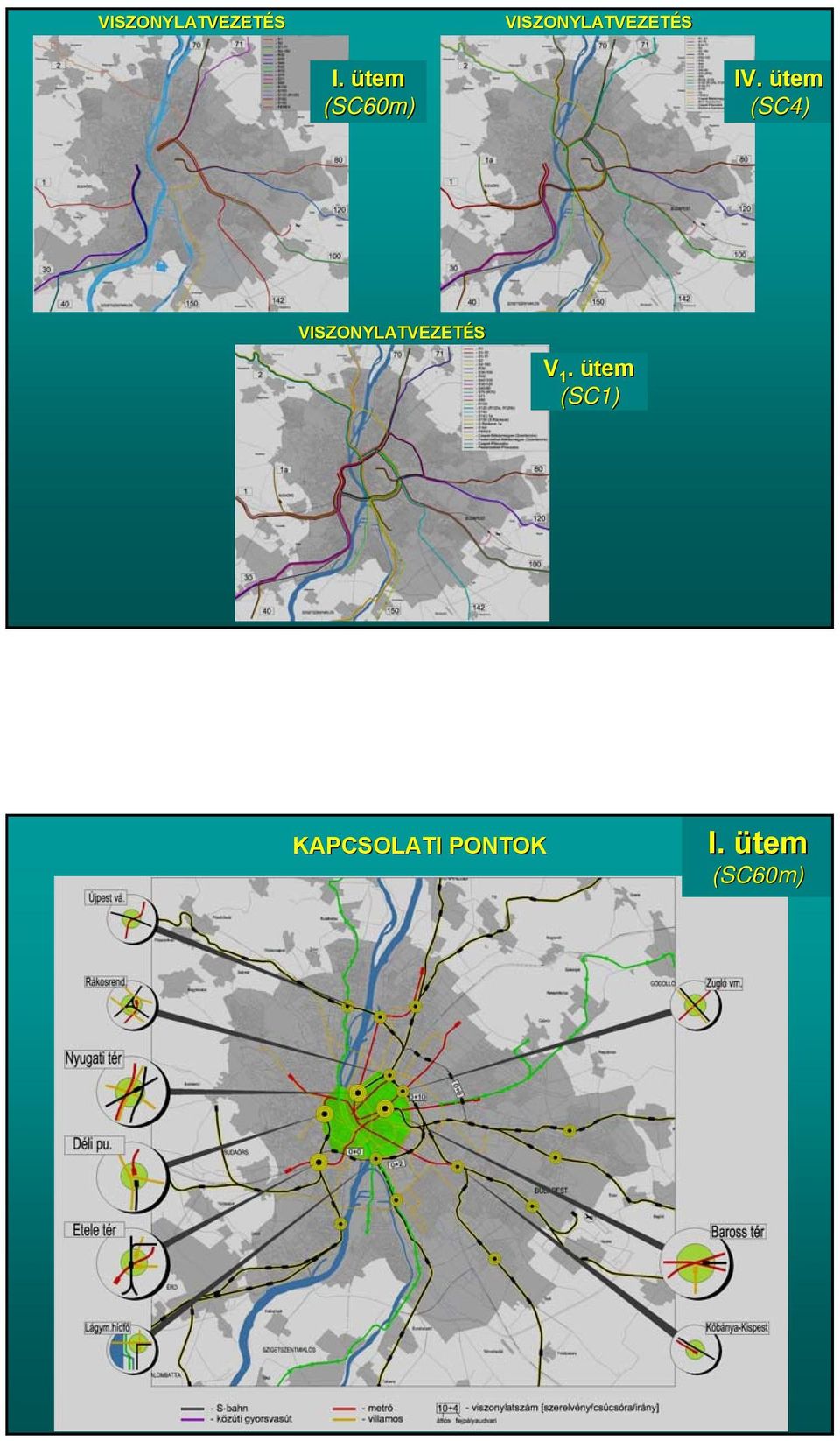 ütem (SC4)  V 1. ütem (SC1) I.