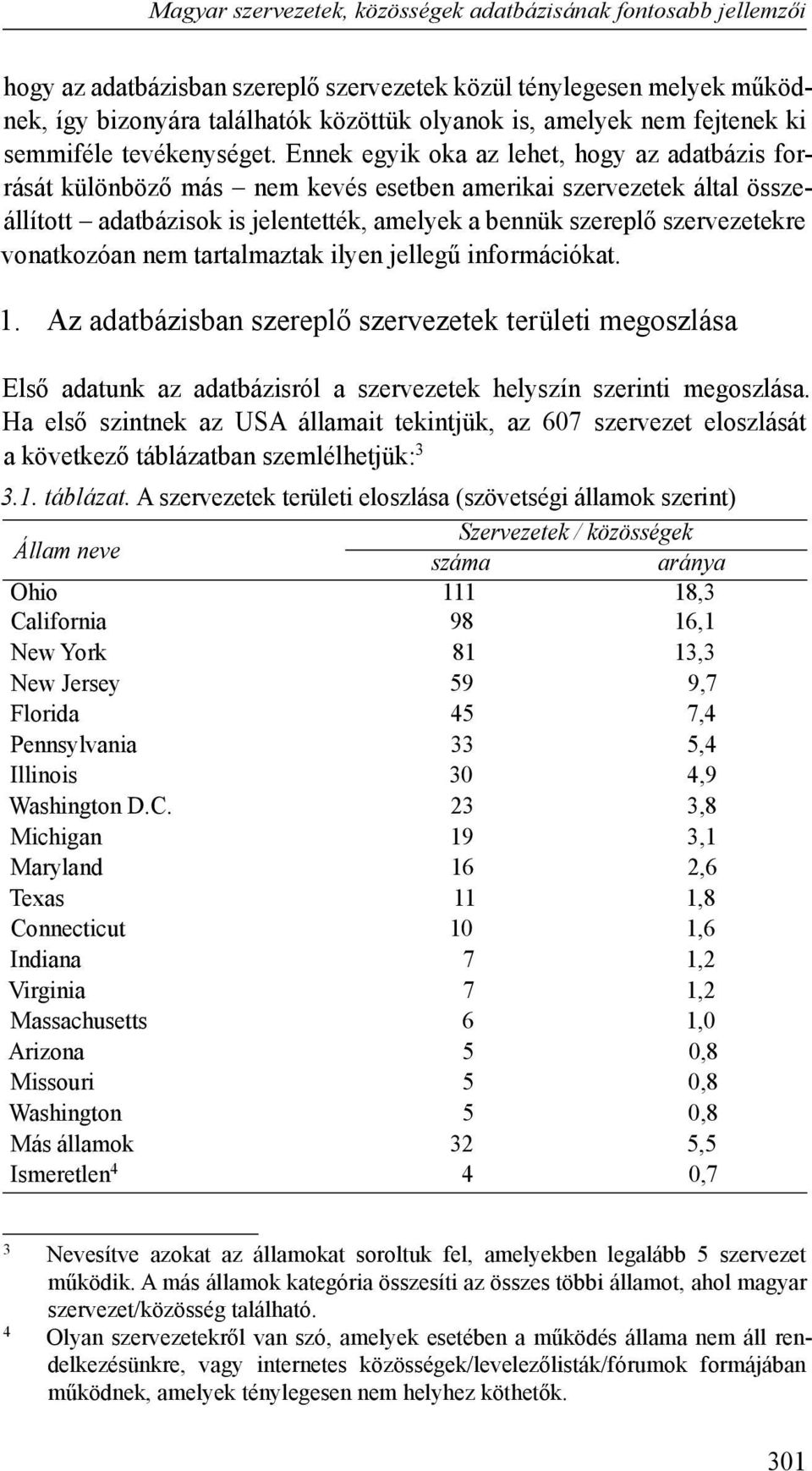 Ennek egyik oka az lehet, hogy az adatbázis forrását különböző más nem kevés esetben amerikai szervezetek által összeállított adatbázisok is jelentették, amelyek a bennük szereplő szervezetekre