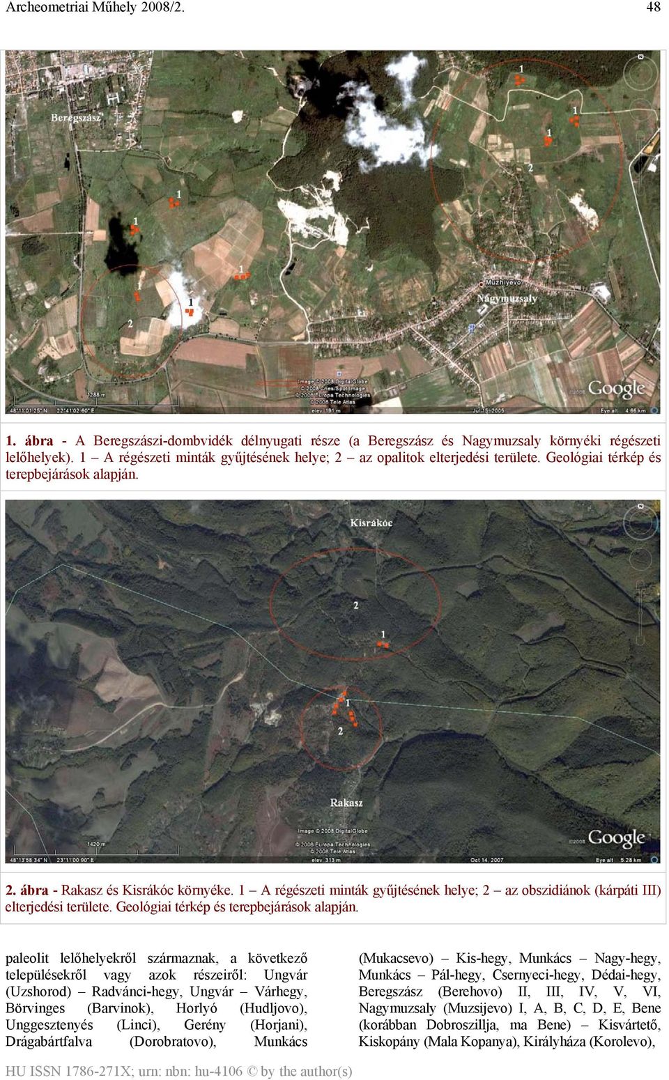 Geológiai térkép és terepbejárások alapján.