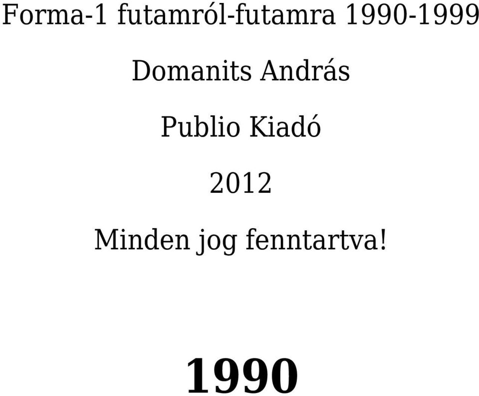 1990-1999 Domanits
