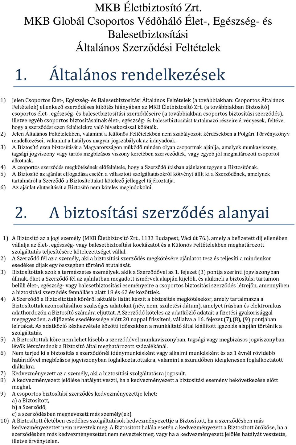 Életbiztosító Zrt.