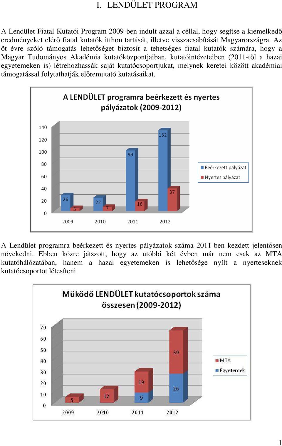 Az öt évre szóló támogatás lehetőséget biztosít a tehetséges fiatal kutatók számára, hogy a Magyar Tudományos Akadémia kutatóközpontjaiban, kutatóintézeteiben (2011-től a hazai egyetemeken is)