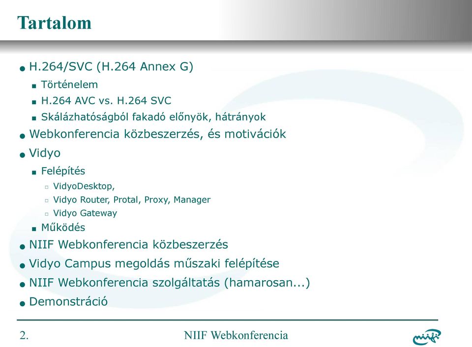 264 AVC vs. H.