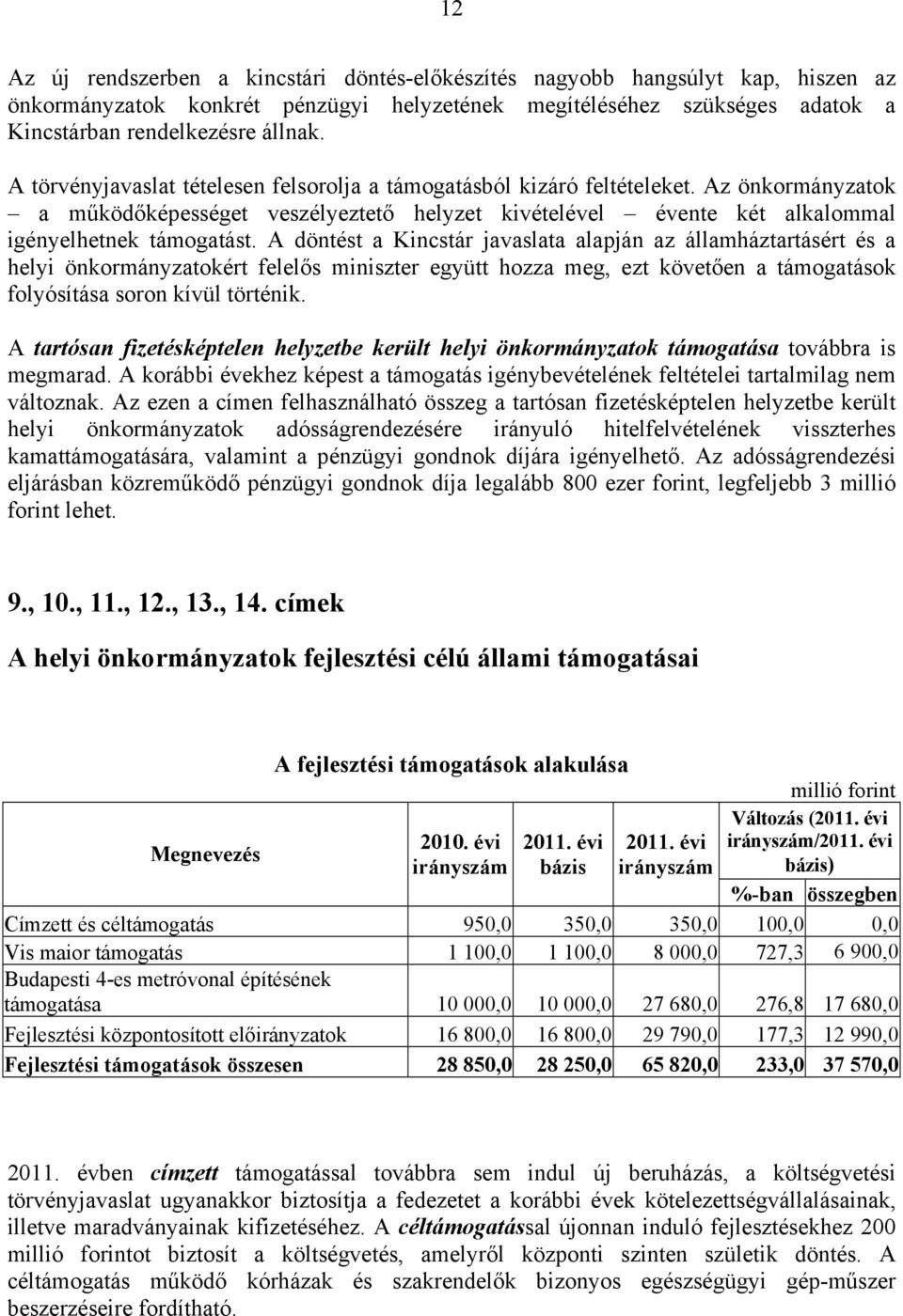 A döntést a Kincstár javaslata alapján az államháztartásért és a helyi önkormányzatokért felelős miniszter együtt hozza meg, ezt követően a támogatások folyósítása soron kívül történik.